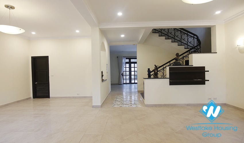Charming house with large garden around for rent in Ciputra, Tay Ho, Hanoi